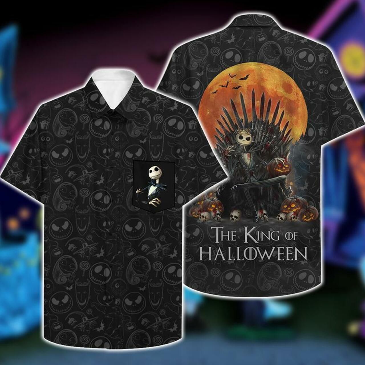 Jack Skellington Hawaii Hawaiian Shirt Fashion Tourism For Men Women Shirt3126