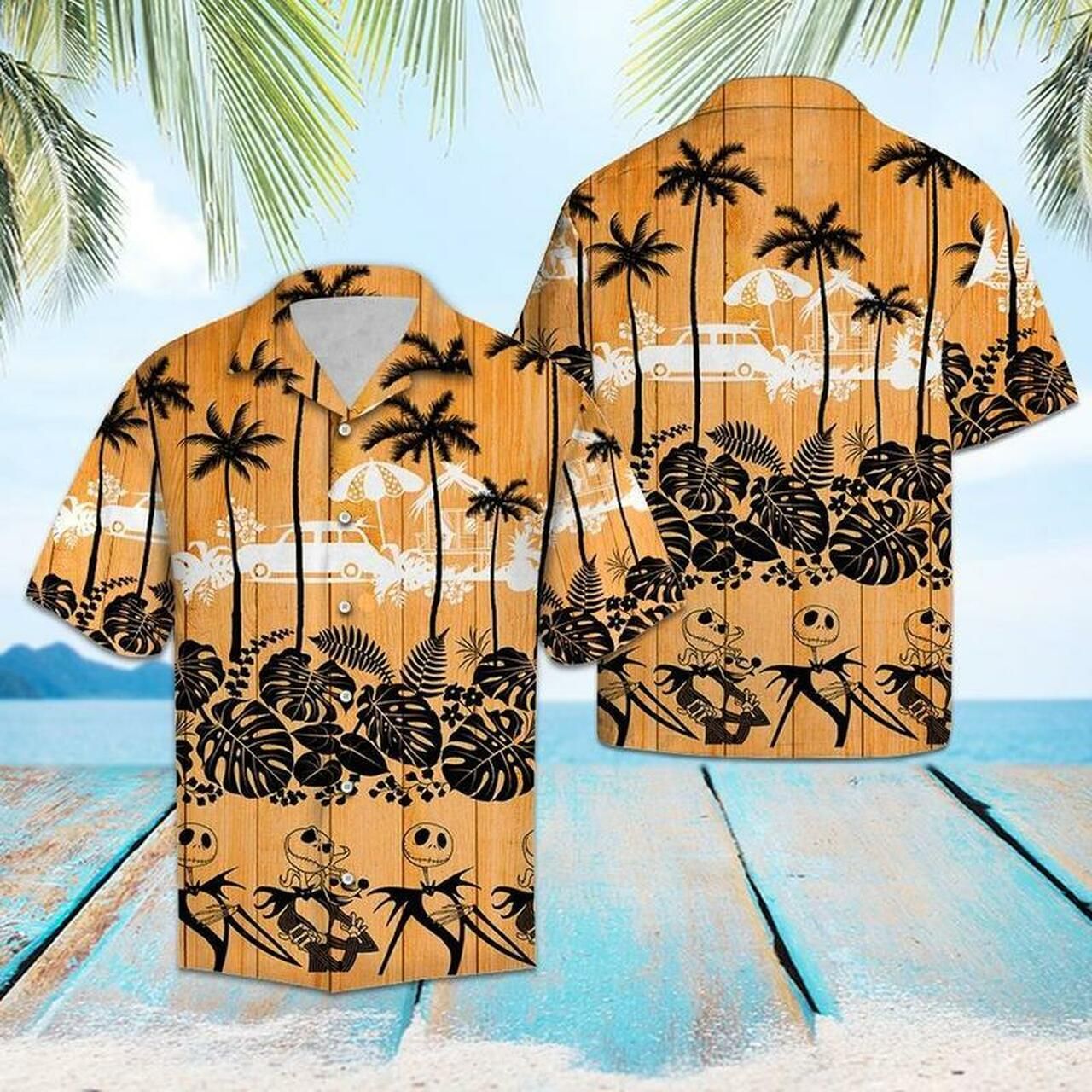 Jack Skellington Hawaii Hawaiian Shirt Fashion Tourism For Men Women Shirt3248