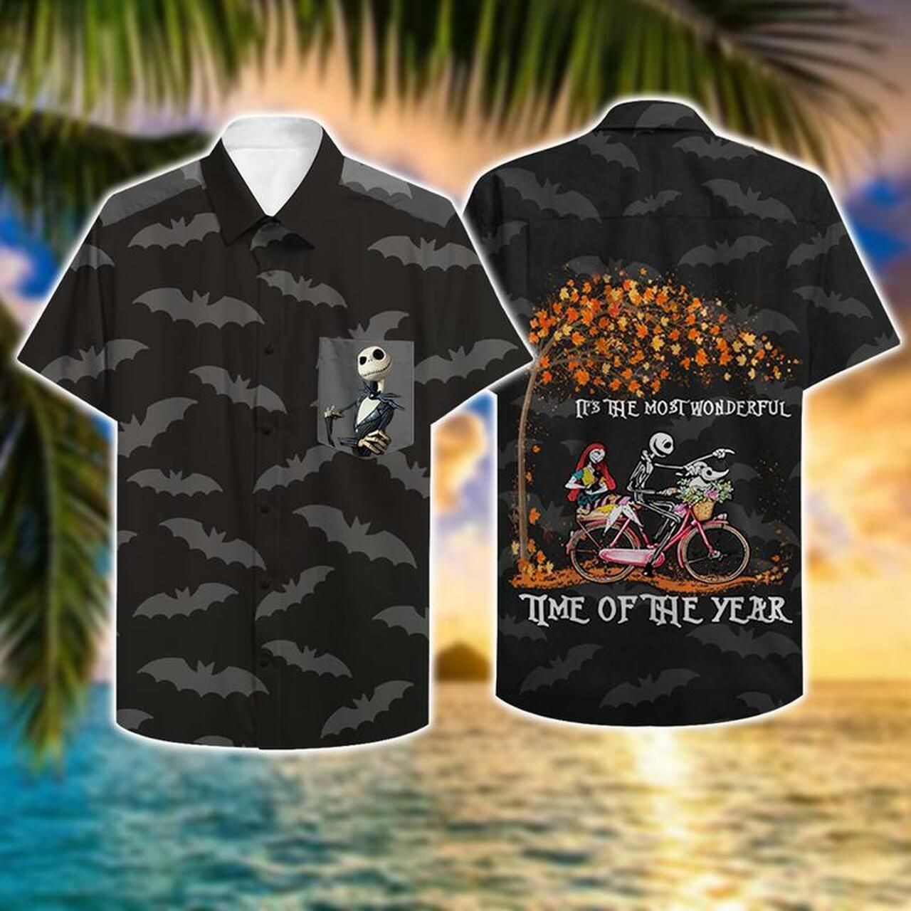 Jack Skellington Hawaii Hawaiian Shirt Fashion Tourism For Men Women Shirt3380