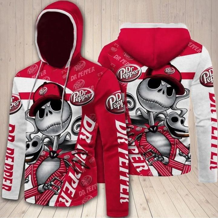 Jack skellington mahsup dr pepper bear 3D Hoodie