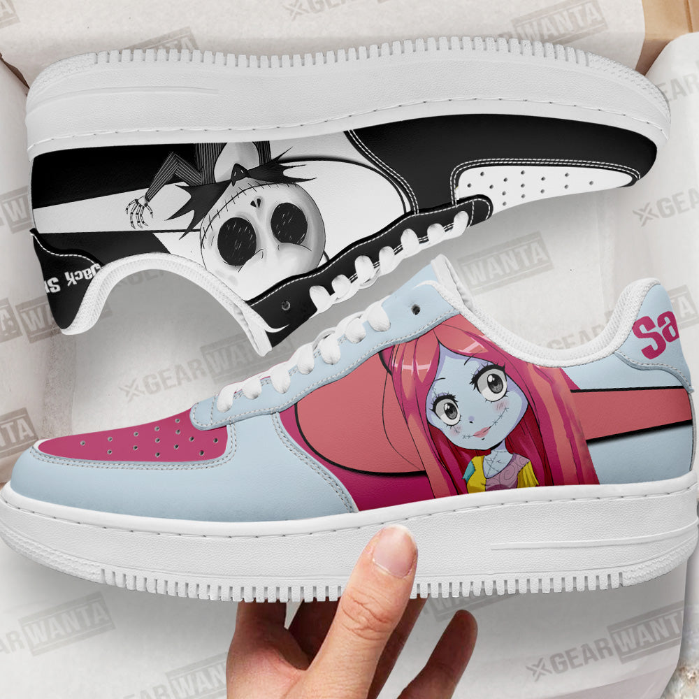 Jack Skellington x Sally Custom Cartoon Air Sneakers