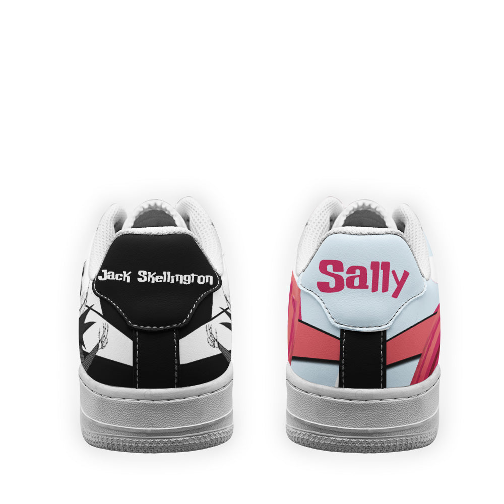 Jack Skellington x Sally Custom Cartoon Air Sneakers
