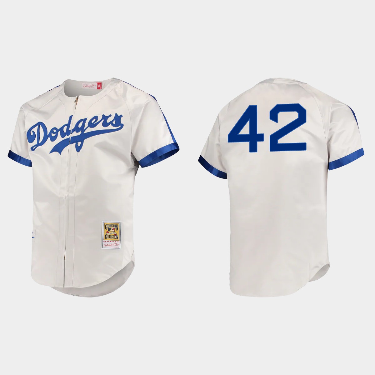 Jackie Robinson Brooklyn Dodgers Cooperstown Jersey - Gray