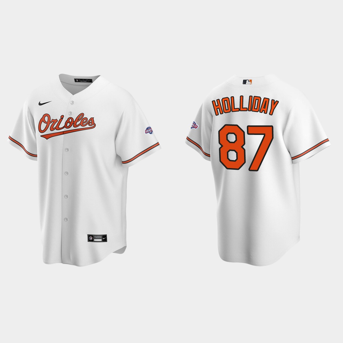 Jackson Holliday Baltimore Orioles Debut Patch Jersey - White