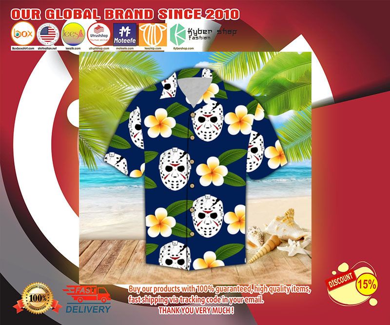 Jackson Voorhees Horror Hawaiian Shirt