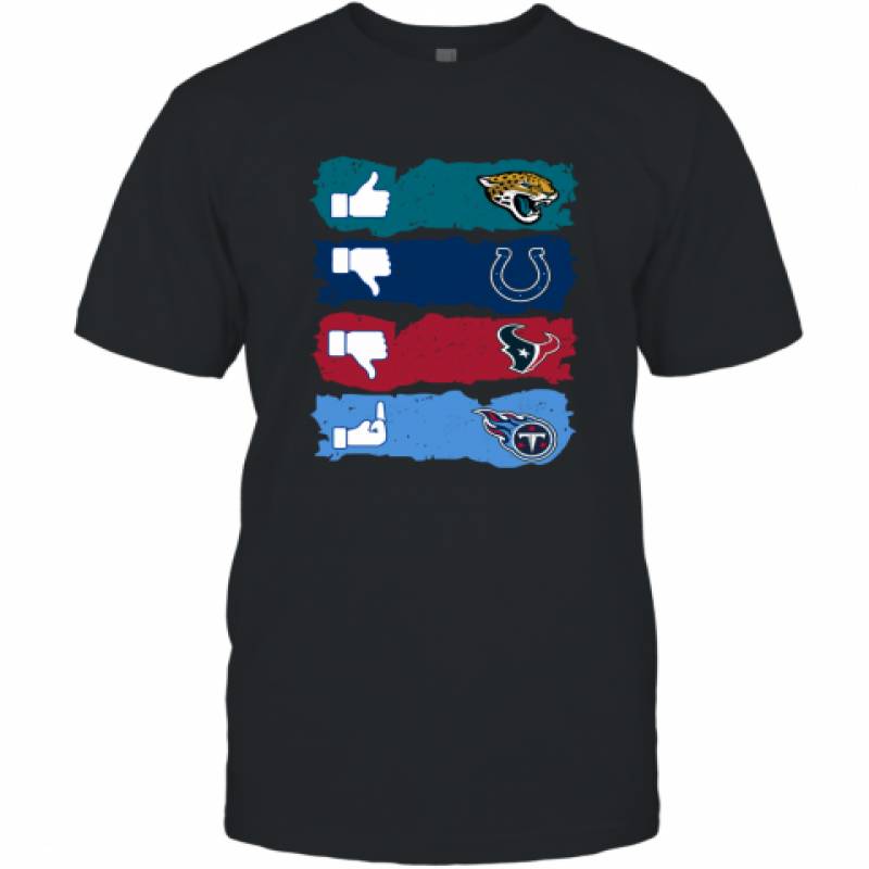 Jacksonville Jaguars, Indianapolis Colts, Houston Texans and Tennessee Titans shirt T-Shirt