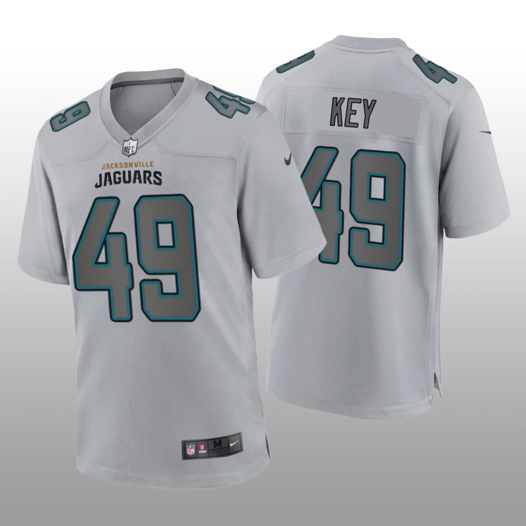 Jacksonville Jaguars Arden Key Gray Jersey Atmosphere Fashion Game – Men’s