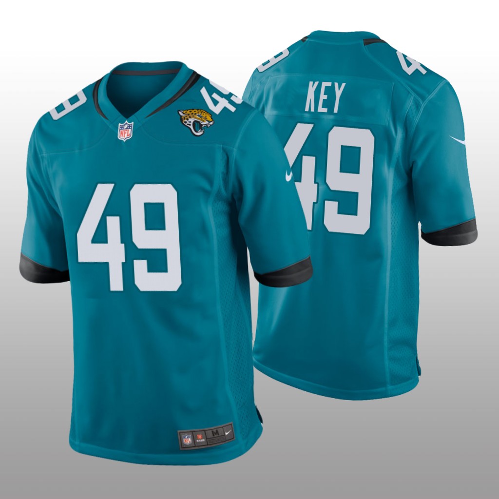 Jacksonville Jaguars Arden Key Teal Jersey Game - Men's