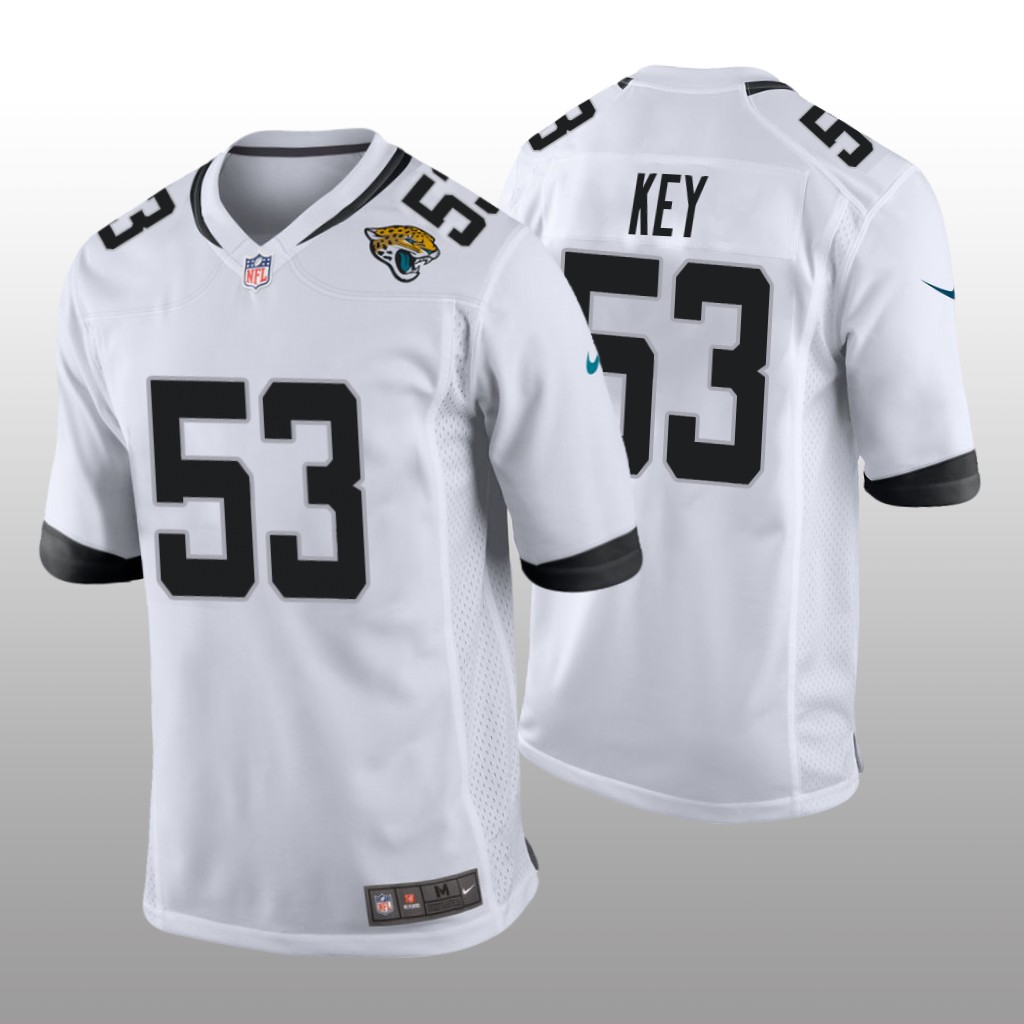 Jacksonville Jaguars Arden Key White Jersey Game - Men's