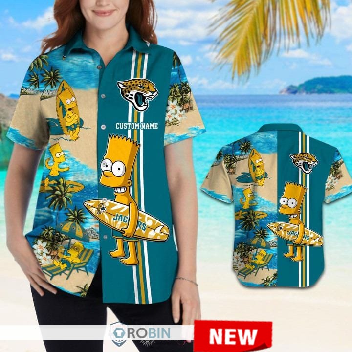 Jacksonville Jaguars Bart Simpson Hawaiian Shirt