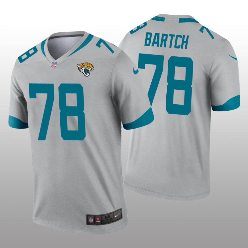 Jacksonville Jaguars Ben Bartch Silver Jersey Inverted Legend - Men's