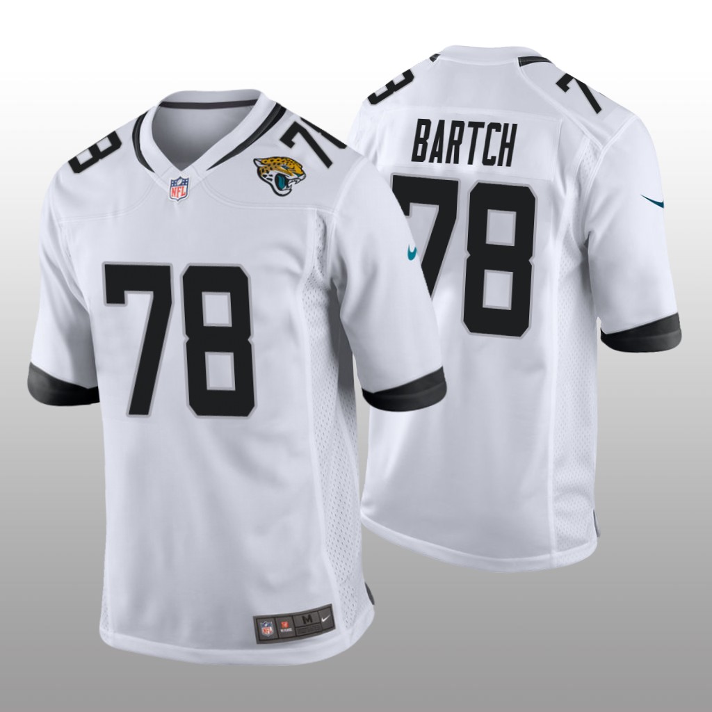 Jacksonville Jaguars Ben Bartch White Jersey Game - Men's