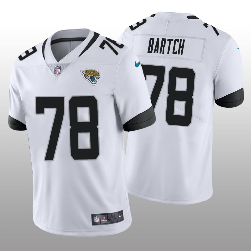 Jacksonville Jaguars Ben Bartch White Jersey Vapor Limited - Men's