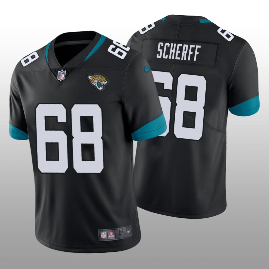 Jacksonville Jaguars Brandon Scherff Black Jersey Vapor Limited - Men's