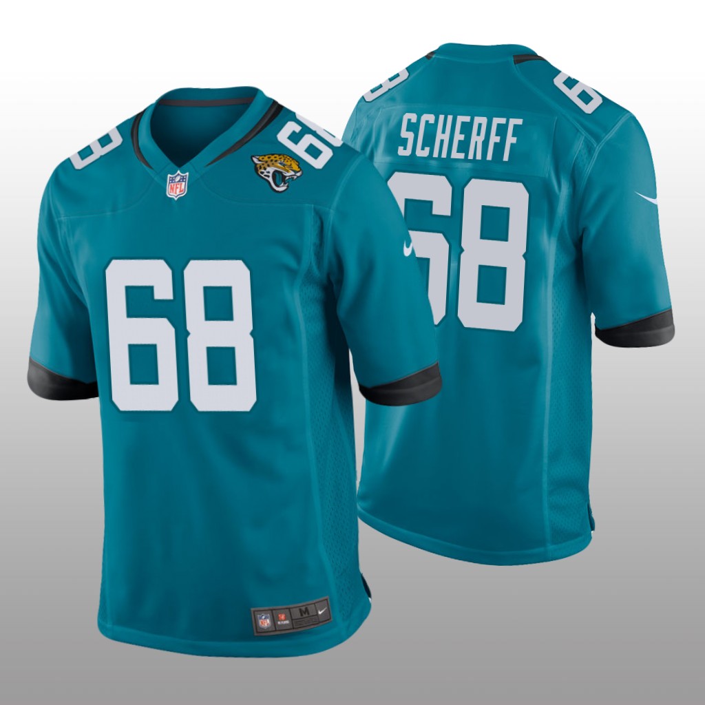 Jacksonville Jaguars Brandon Scherff Teal Jersey Game - Men's