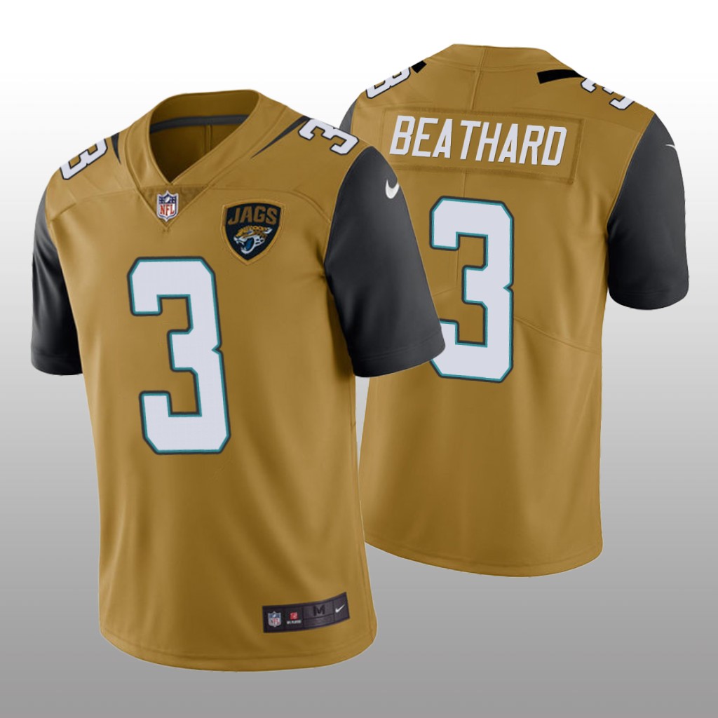 Jacksonville Jaguars C.J. Beathard Gold Jersey Color Rush Limited - Men's