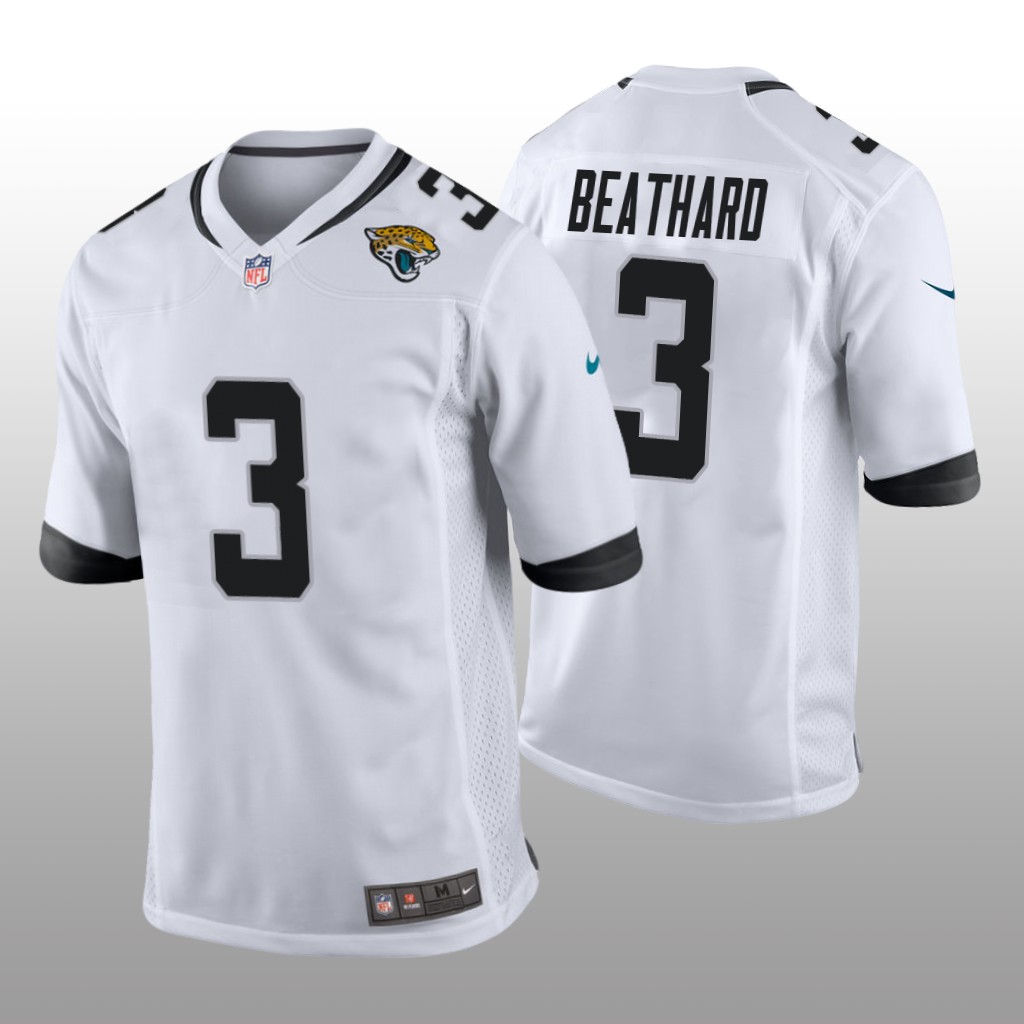 Jacksonville Jaguars C.J. Beathard White Jersey Game - Men's