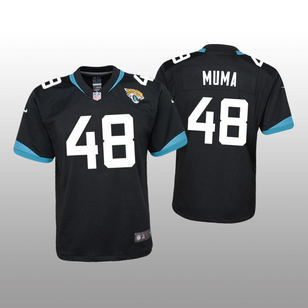 Jacksonville Jaguars Chad Muma Black Jersey Game - Youth