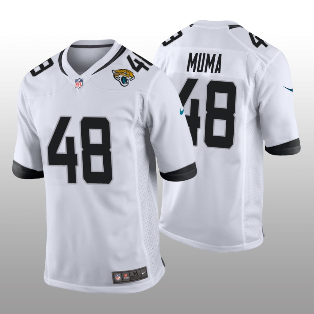 Jacksonville Jaguars Chad Muma White Jersey Game - Men's