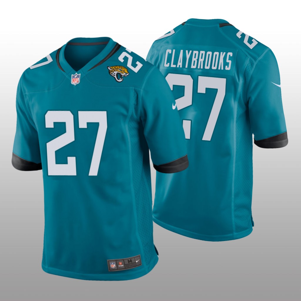 Jacksonville Jaguars Chris Claybrooks Teal Jersey Game - Men's