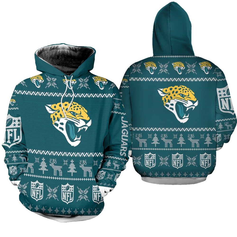 Jacksonville Jaguars Christmas 3D Hoodie