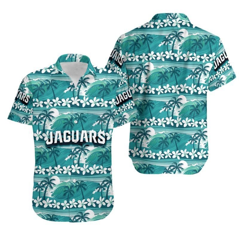 Jacksonville Jaguars Coconut Trees1 Hawaiian Shirt