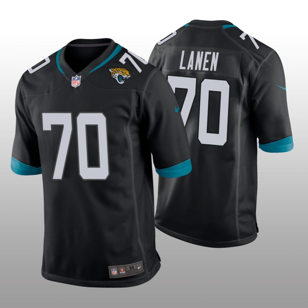 Jacksonville Jaguars Cole Van Lanen Black Jersey Game - Men's