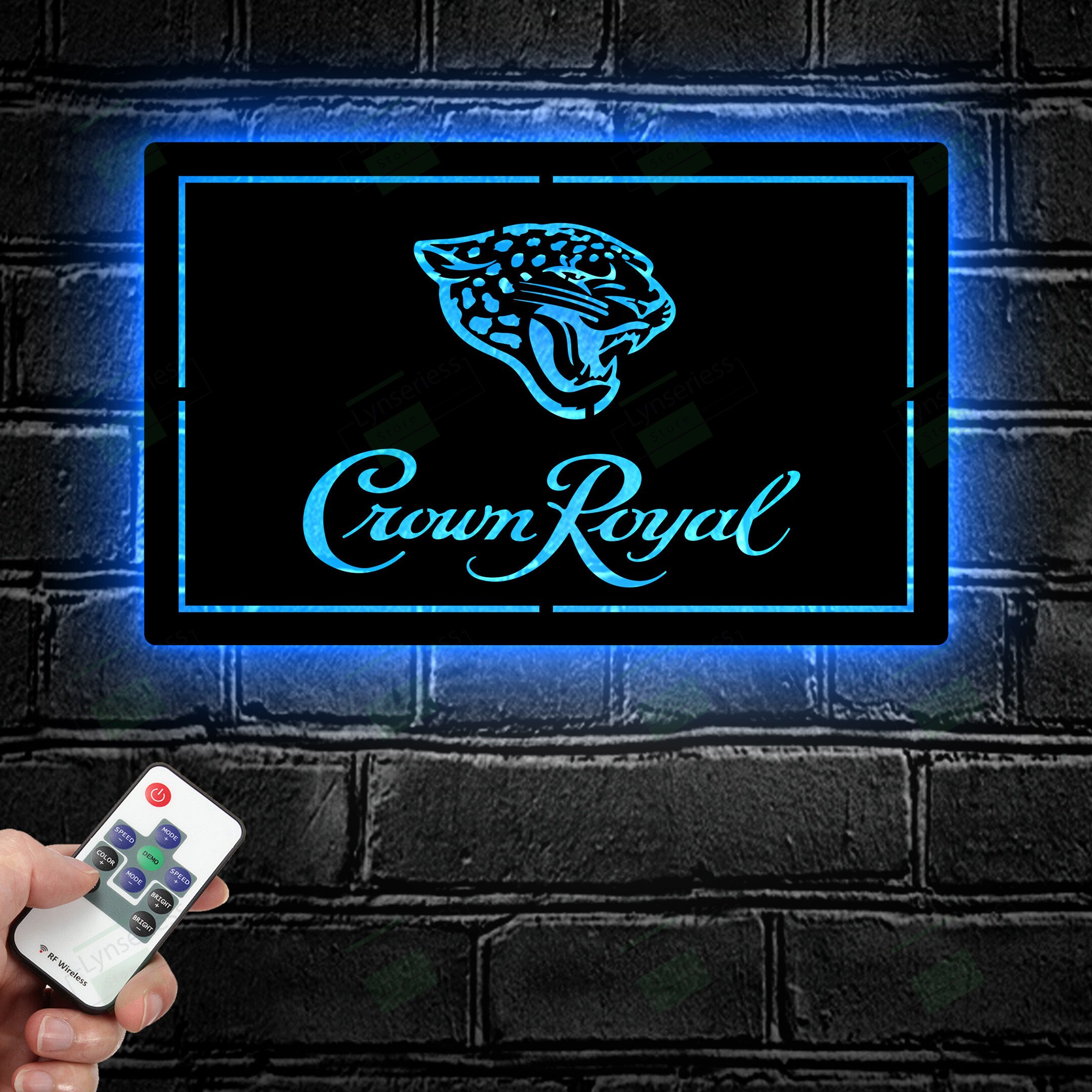 Jacksonville Jaguars Crown Royal Metal Sign – Led light sign