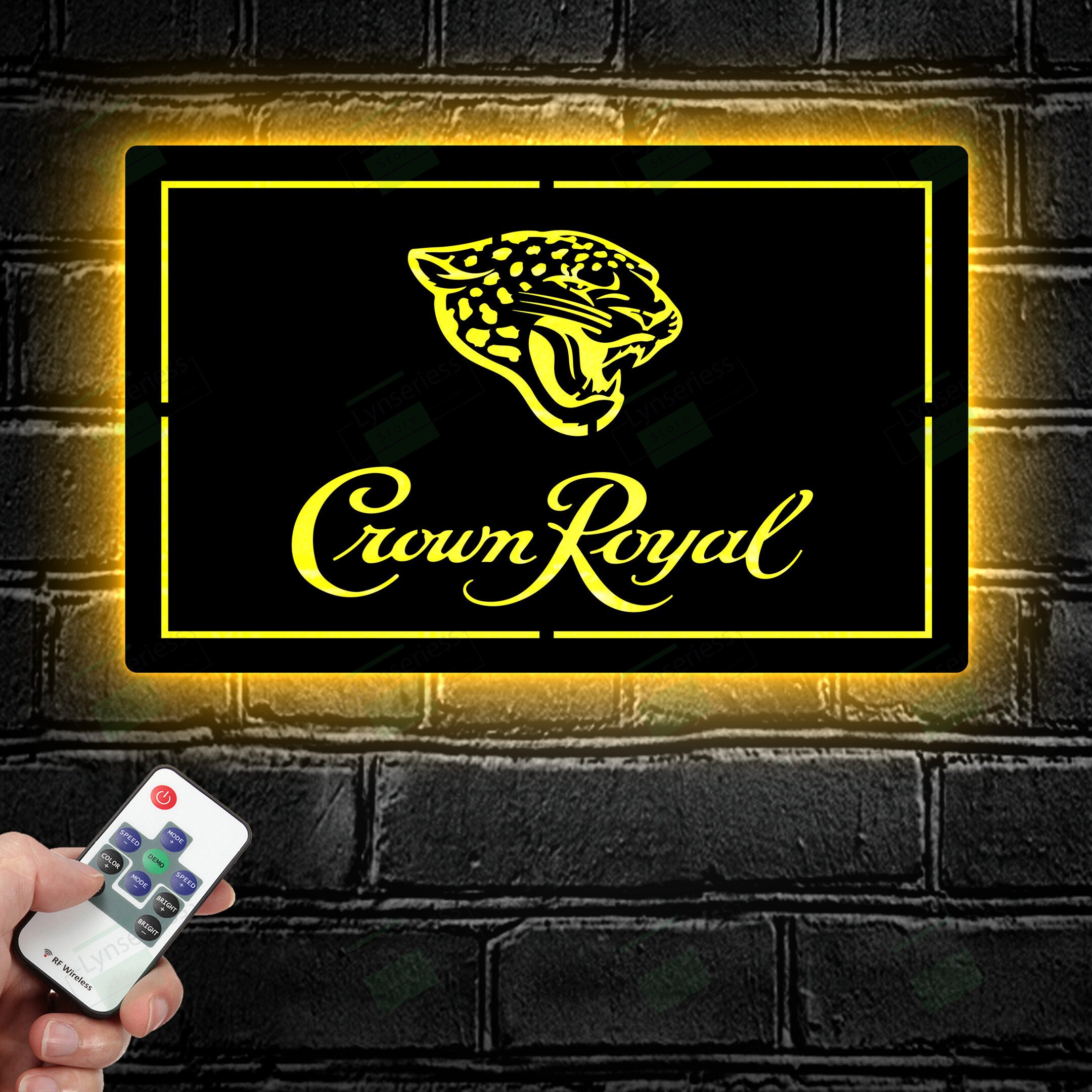 Jacksonville Jaguars Crown Royal Metal Sign – Led light sign