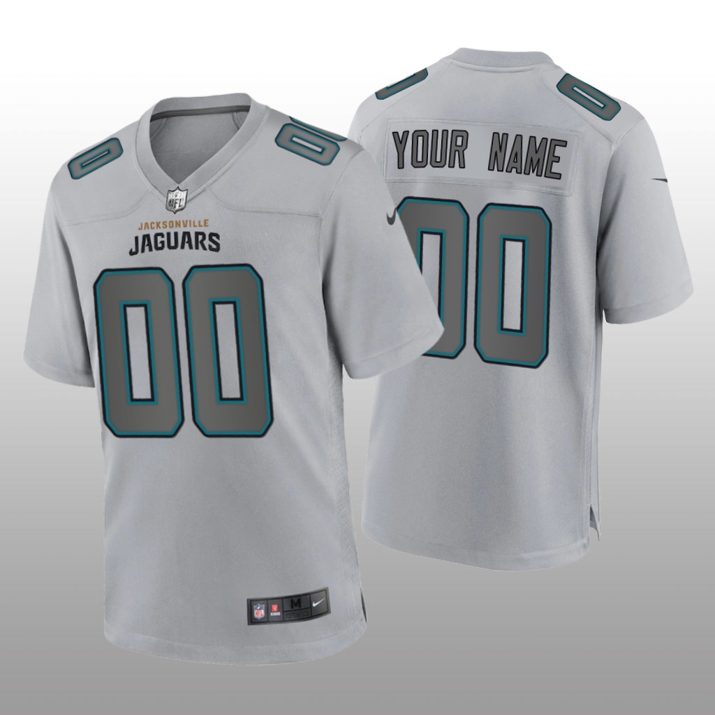 Jacksonville Jaguars Custom Gray Jersey Atmosphere Fashion Game - Men's