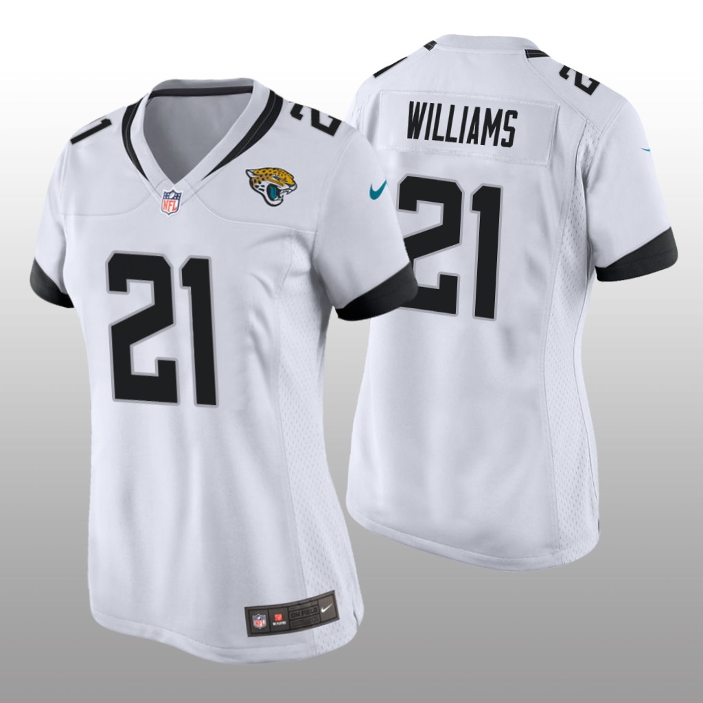 Jacksonville Jaguars Darious Williams White Jersey Game - Women's