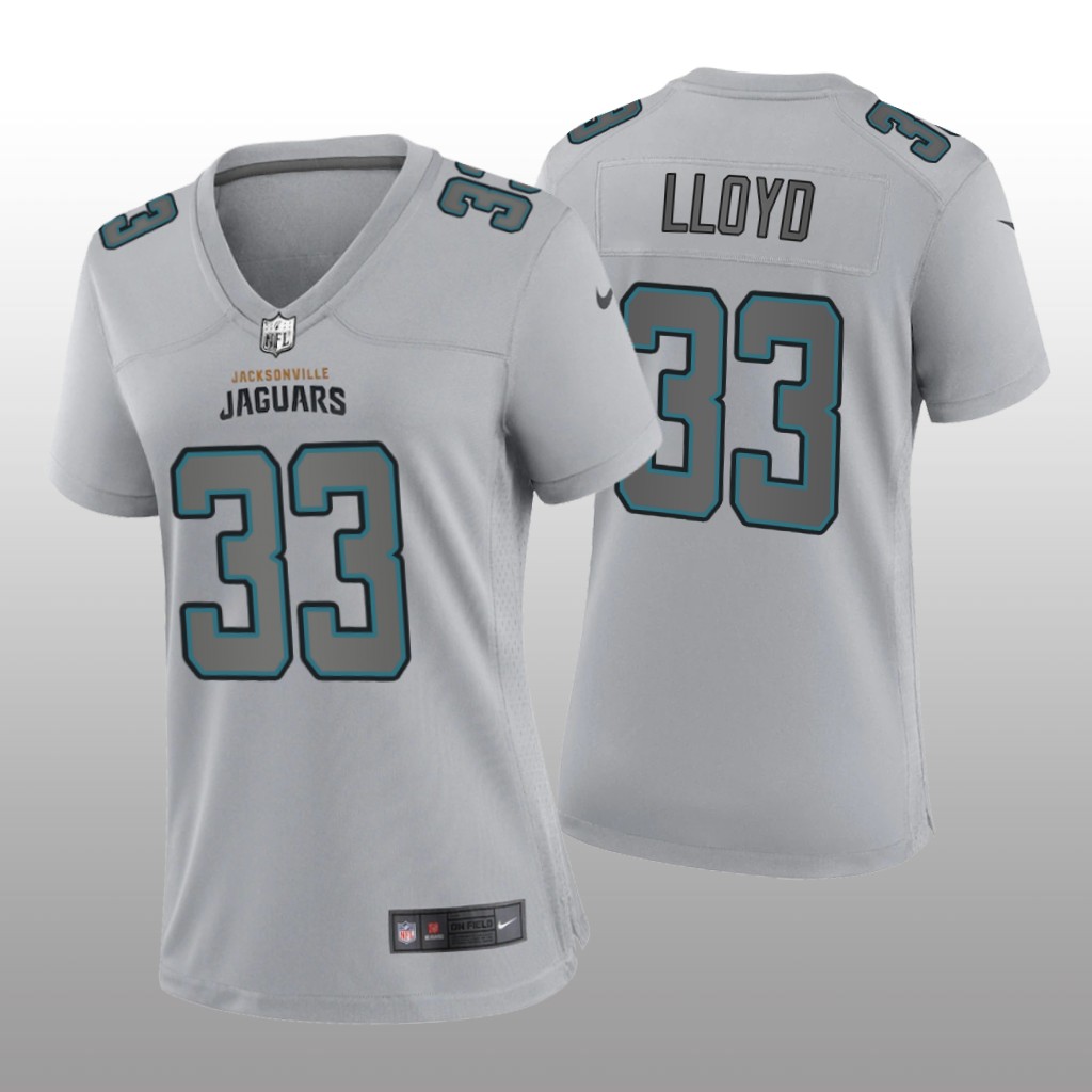 Jacksonville Jaguars Devin Lloyd Gray Jersey Atmosphere Fashion Game - Women's