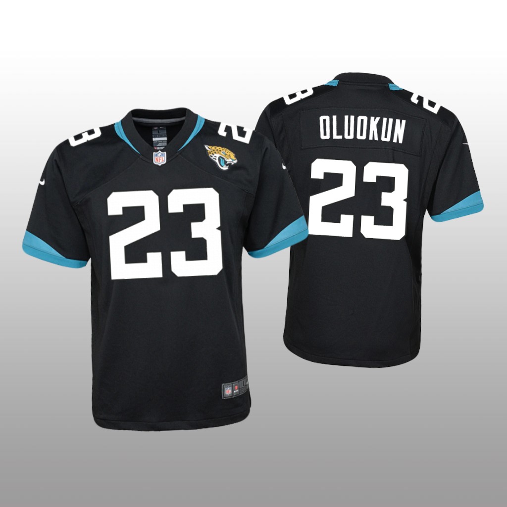 Jacksonville Jaguars Foyesade Oluokun Black Jersey Game - Youth