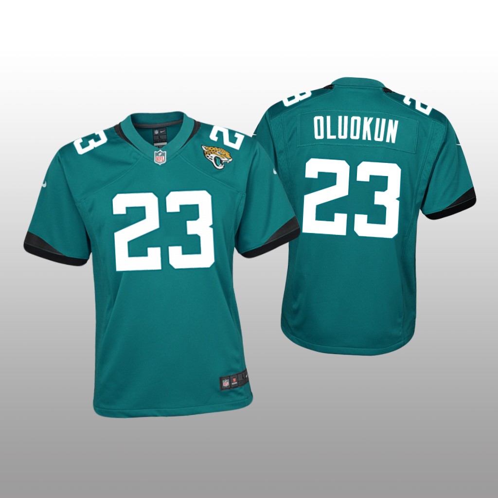 Jacksonville Jaguars Foyesade Oluokun Teal Jersey Game - Youth