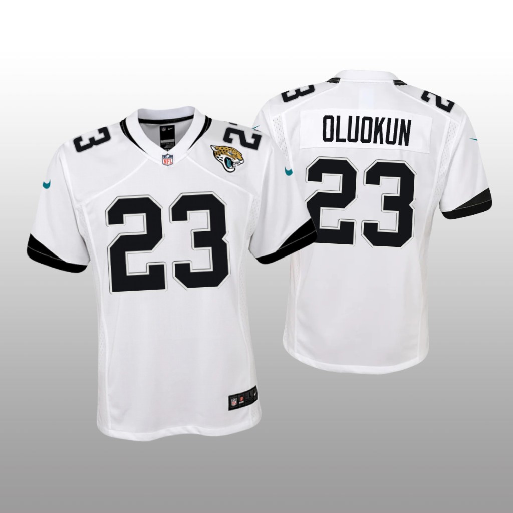 Jacksonville Jaguars Foyesade Oluokun White Jersey Game - Youth
