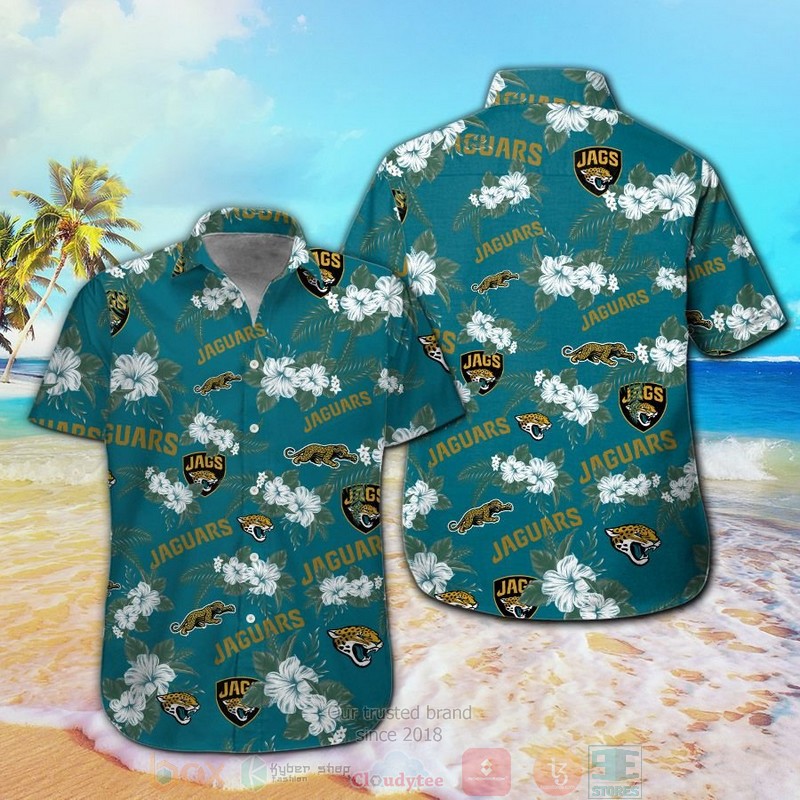 Jacksonville Jaguars Hibiscus Hawaiian Shirt