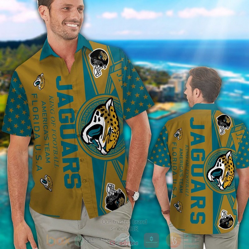 Jacksonville Jaguars King of Football America is Team Florida USA Hawaiian Shirt