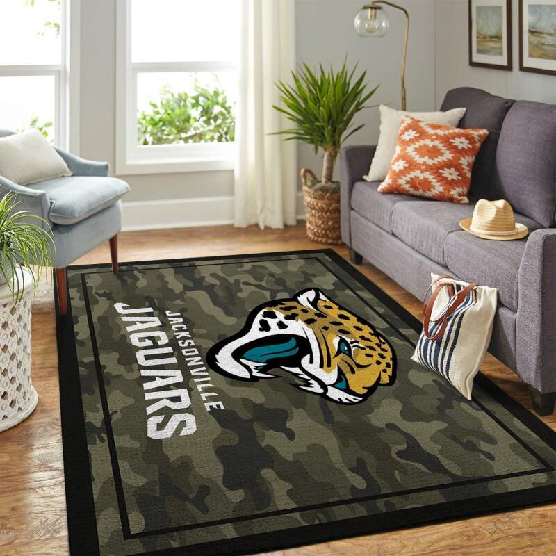 Jacksonville Jaguars Living Room Area Rectangle Rug