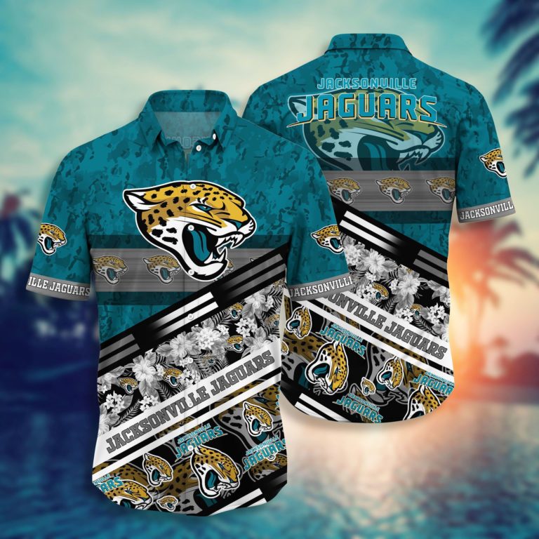 Jacksonville Jaguars Many Logo Hawaiian Shirt