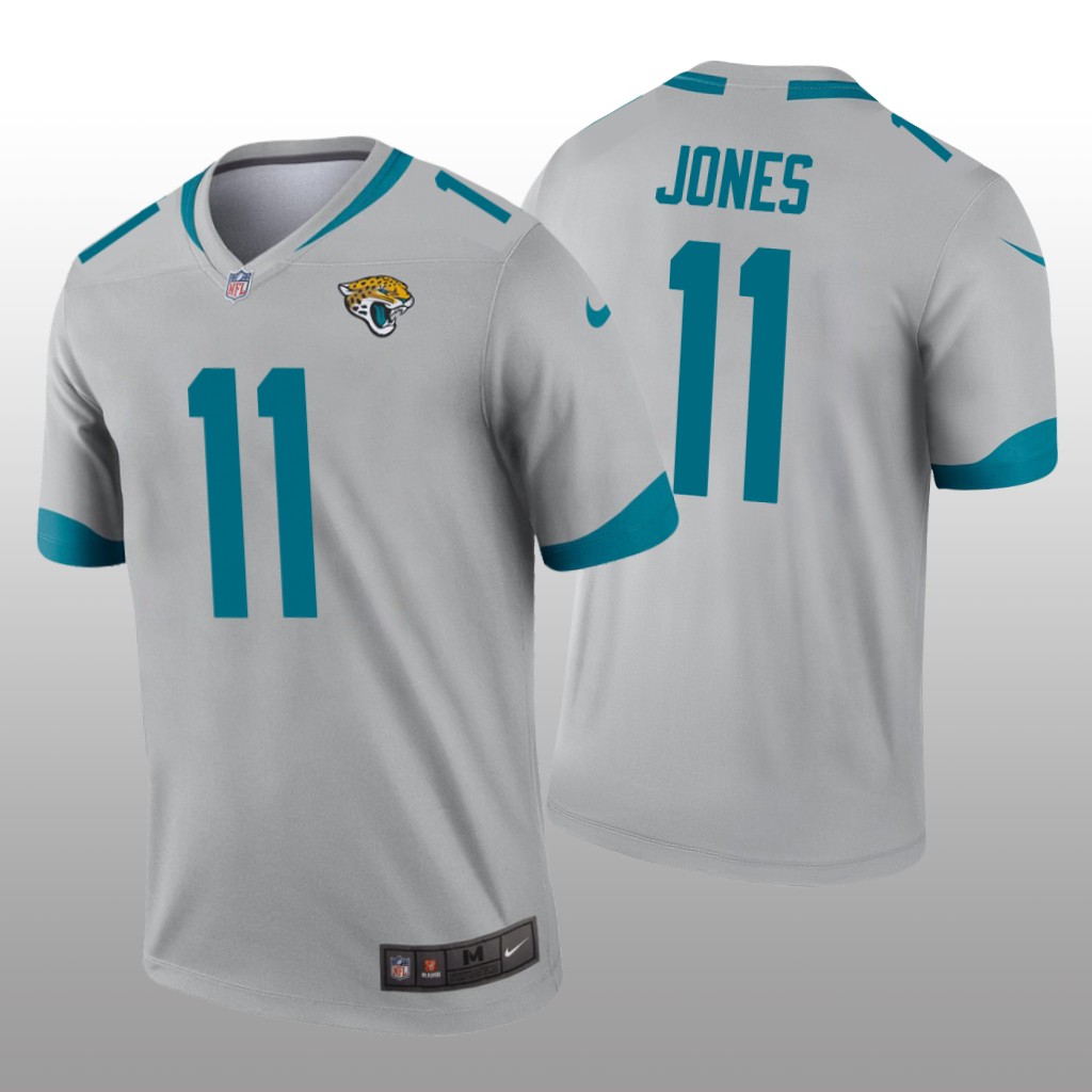 Jacksonville Jaguars Marvin Jones Silver Jersey Inverted Legend - Men's