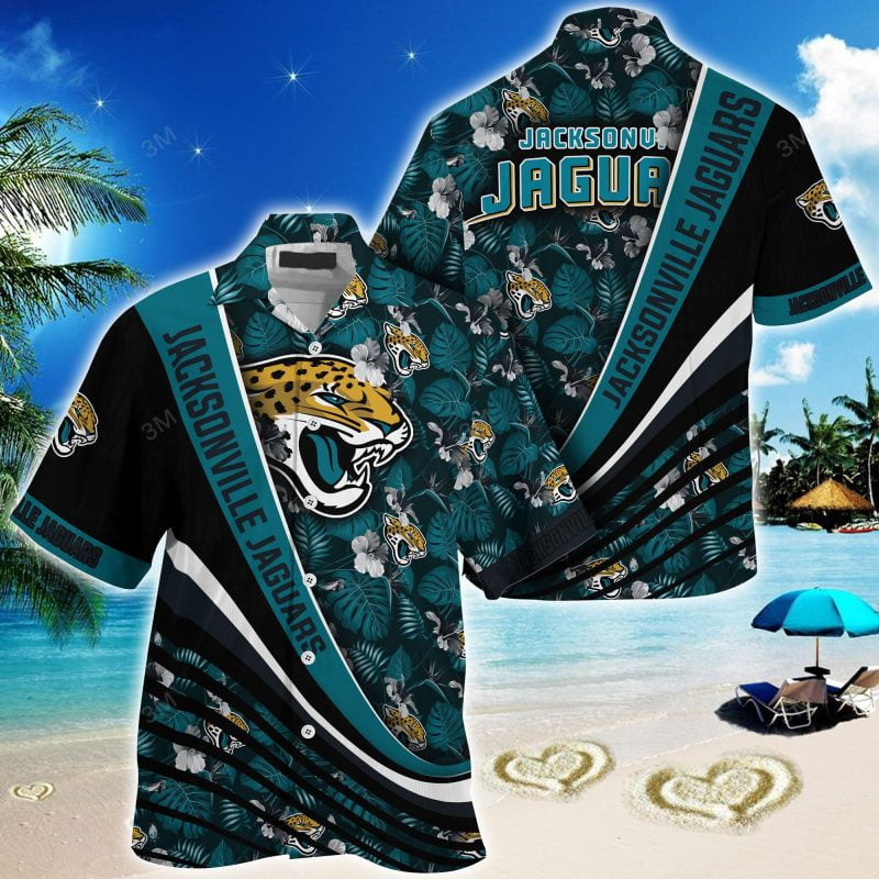 Jacksonville Jaguars NFL Summer – Hawaii Shirt For This Season – Gift For Sport Lovers With Tropical Flower Pattern