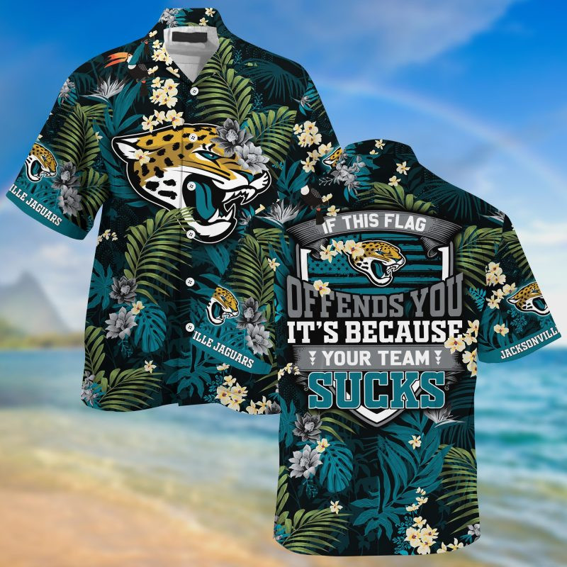Jacksonville Jaguars NFL Summer – Hawaii Shirt For This Season – Gift For Sport Lovers With Tropical Patterns