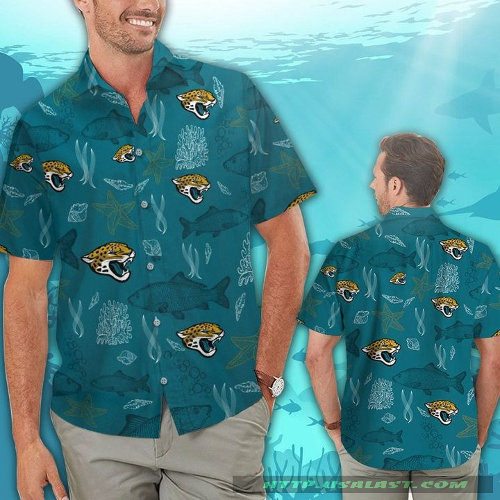 Jacksonville Jaguars Ocean Fishes Hawaiian Shirt