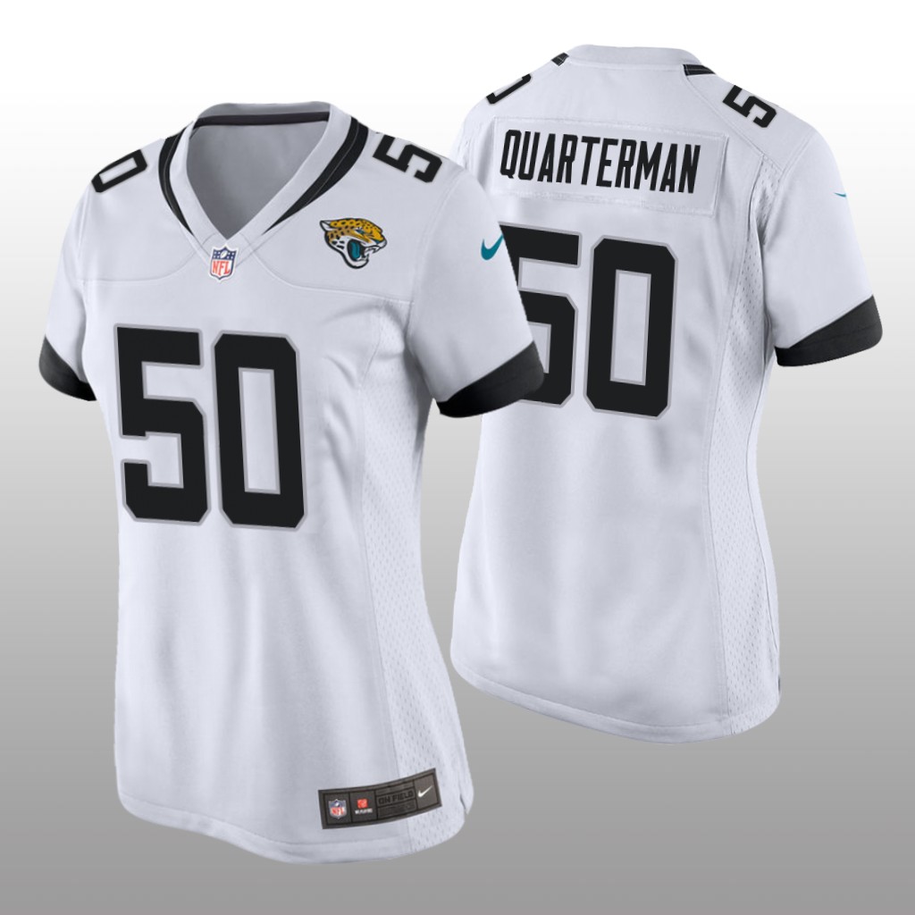 Jacksonville Jaguars Shaquille Quarterman White Jersey Game - Women's