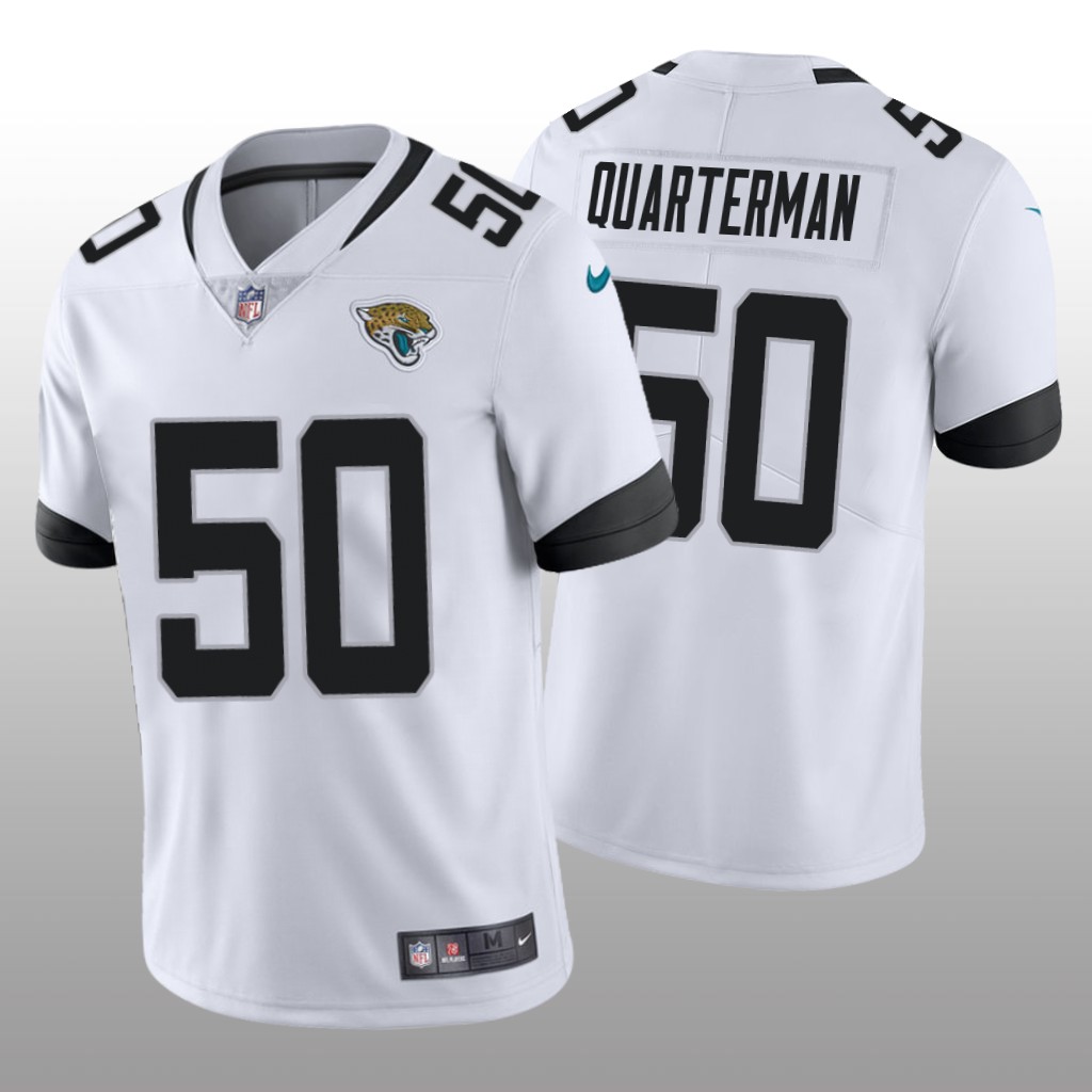Jacksonville Jaguars Shaquille Quarterman White Jersey Vapor Limited - Men's