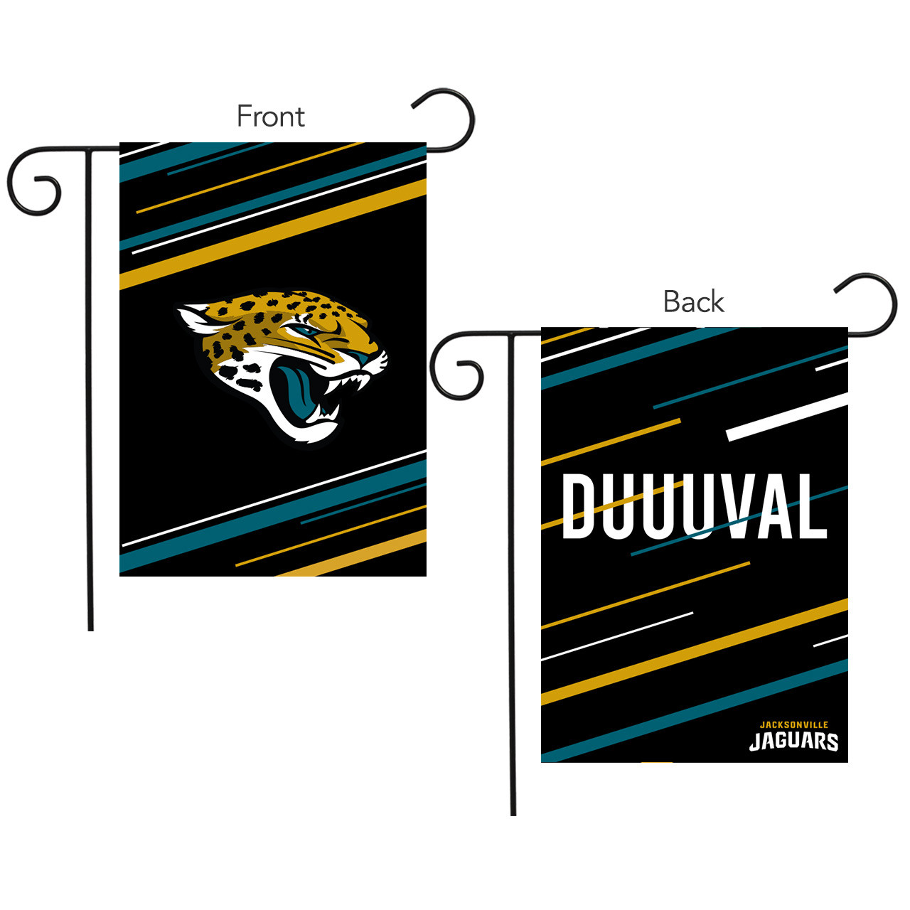 Jacksonville Jaguars Slogan NFL Garden Flag, House Flag