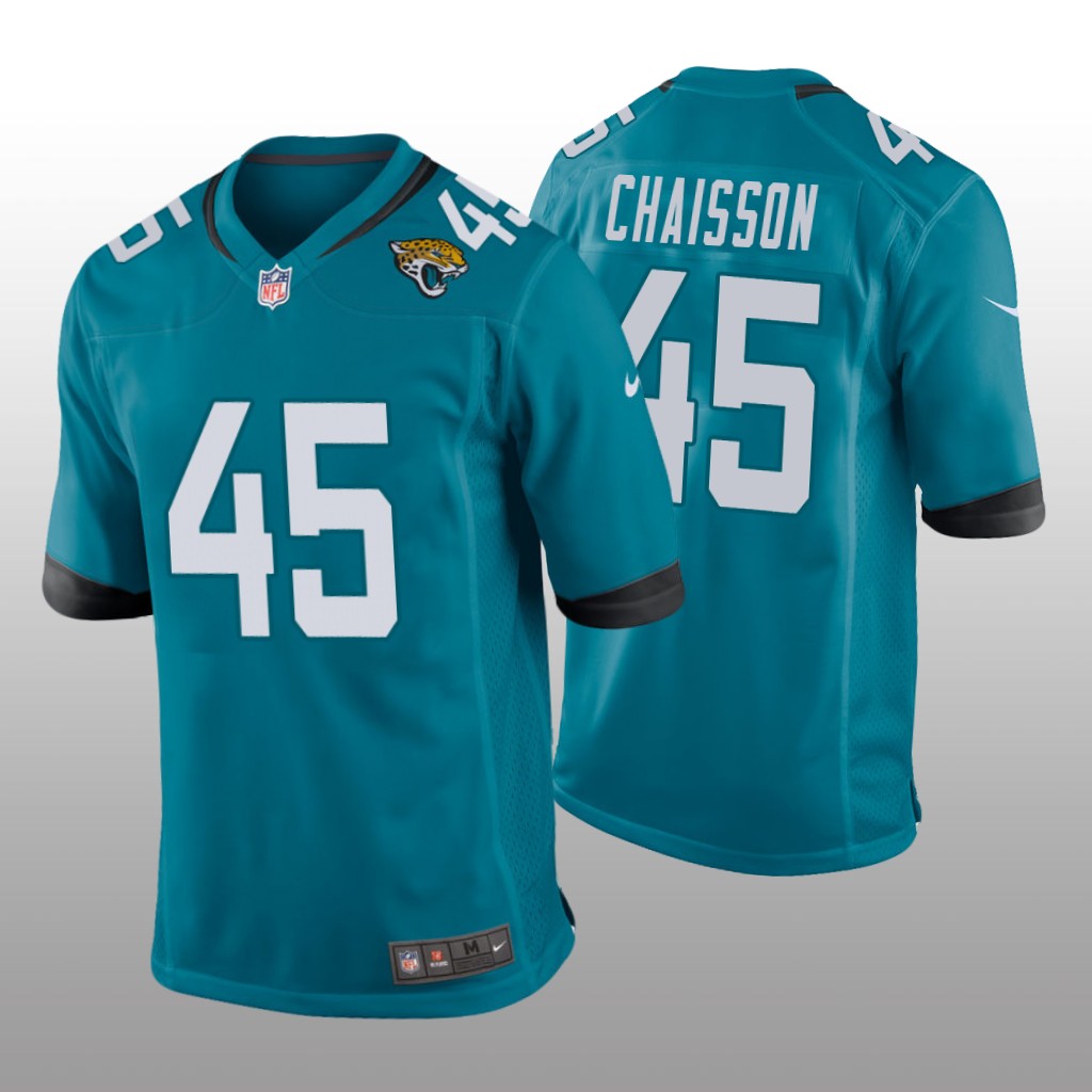 Jacksonville Jaguars Teal 2020 NFL Draft K'Lavon Chaisson Game Jersey