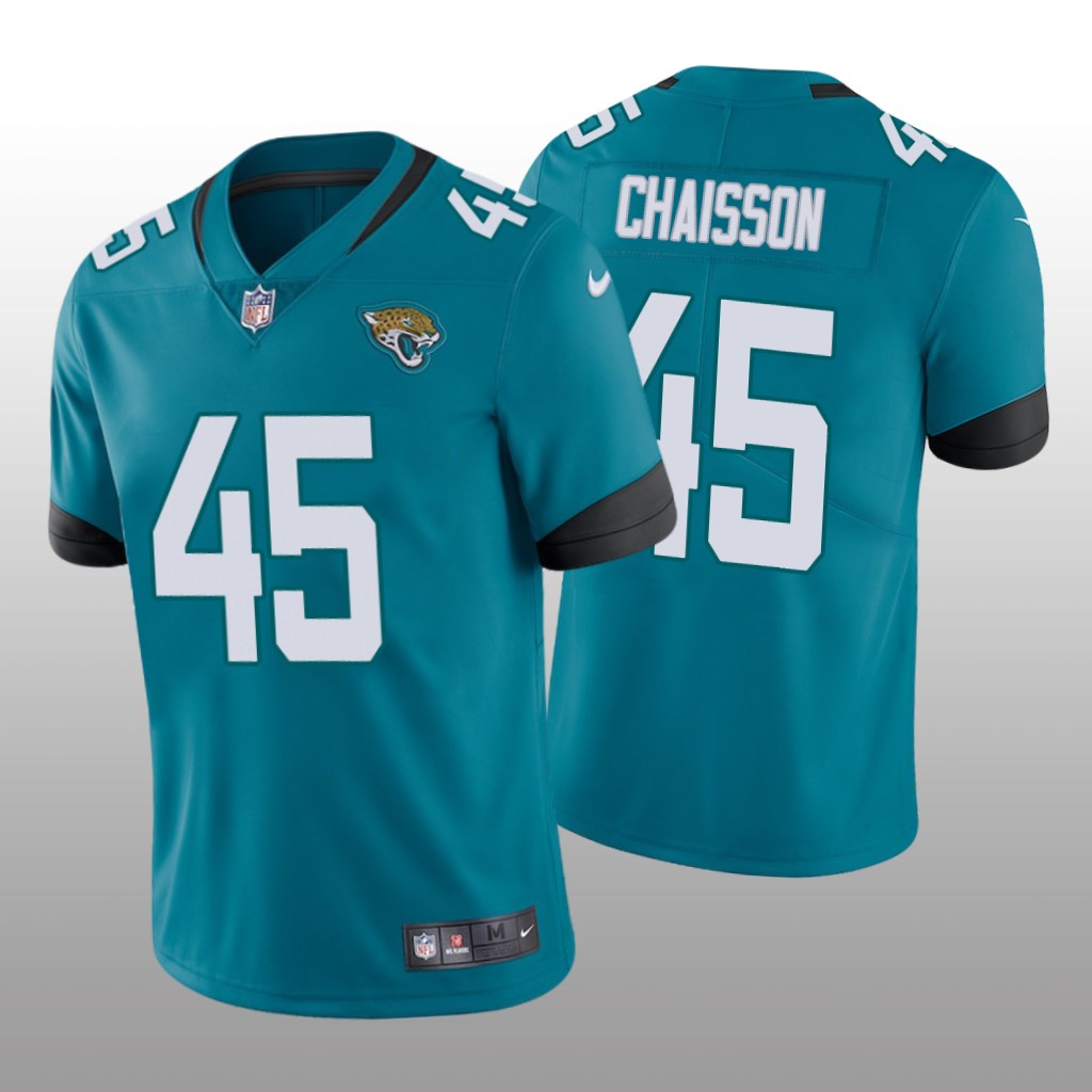 Jacksonville Jaguars Teal 2020 NFL Draft Vapor Limited K'Lavon Chaisson Jersey