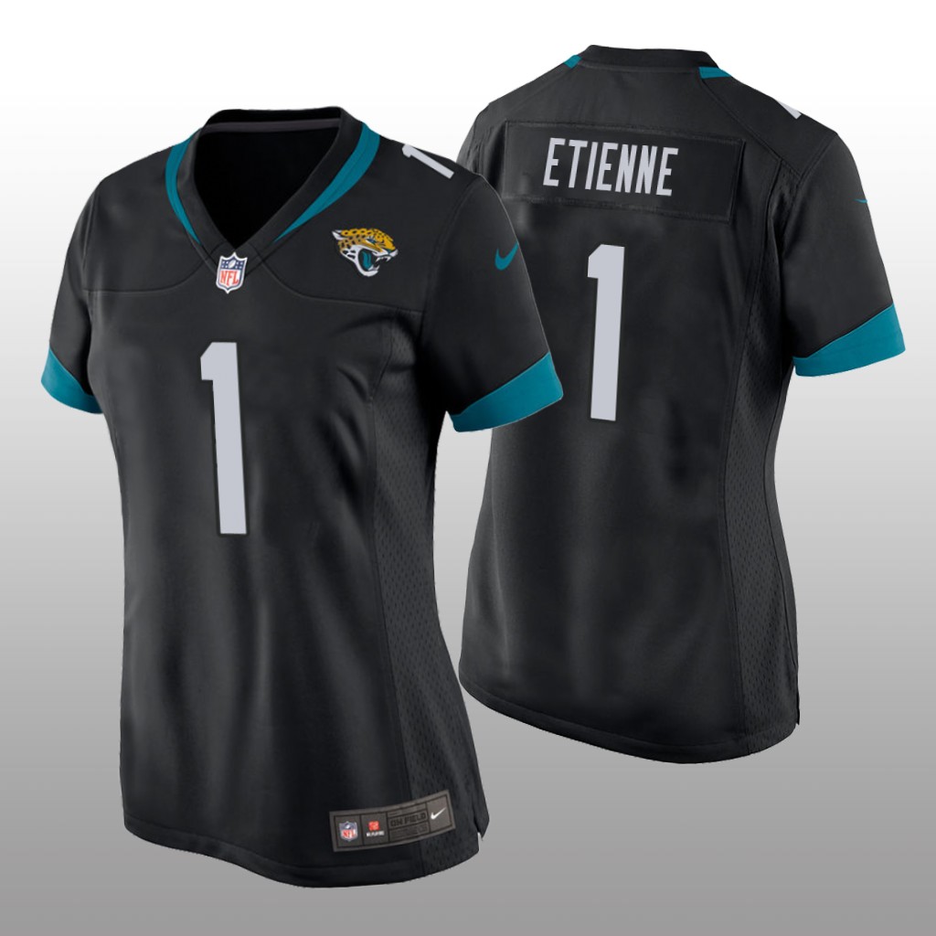 Jacksonville Jaguars Travis Etienne Black Jersey Game - Women's