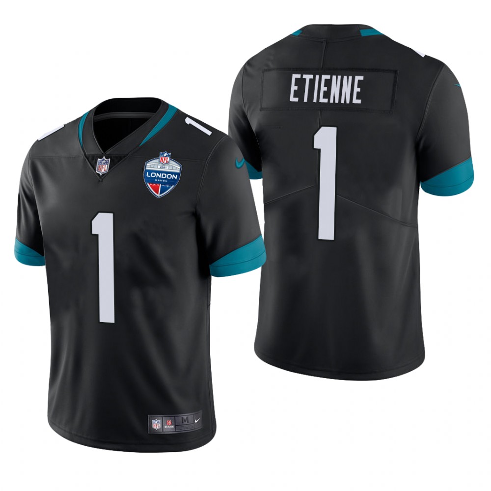 Jacksonville Jaguars Travis Etienne Black Jersey Vapor Limited - Men's
